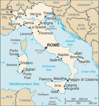 Italy's Map