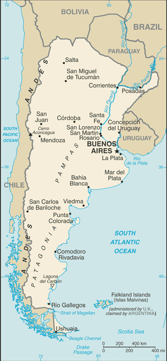 Argentina's Map