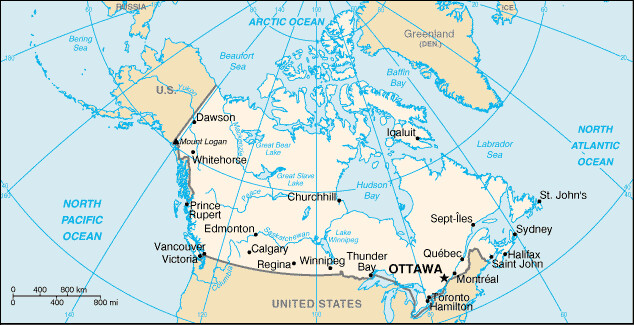 Canada's Map