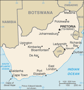 South Africa - Map