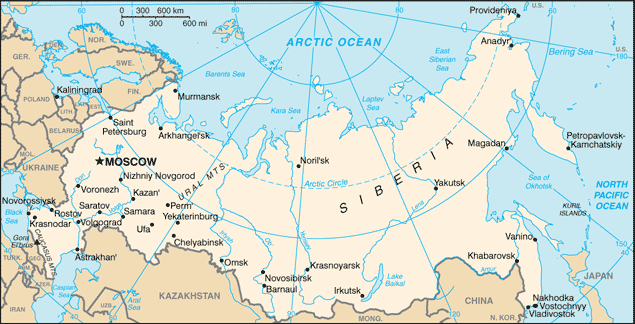 Russia - Map