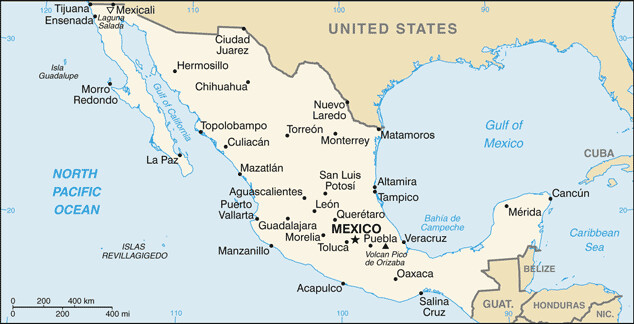 Mexico's Map