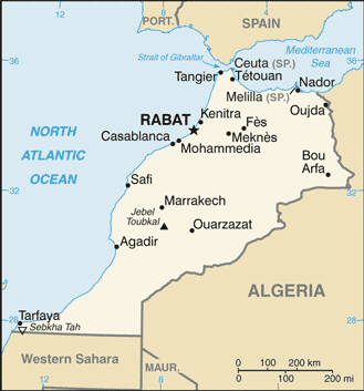 Morocco's Map