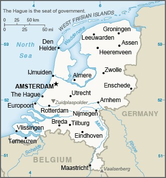 Netherlands' Map