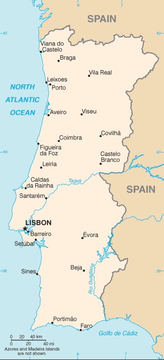 Portugal's Map