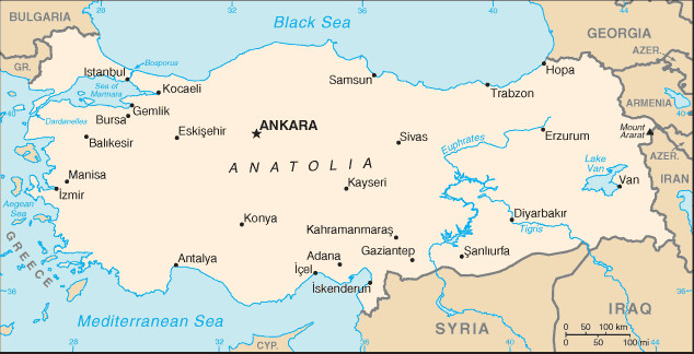 Turkey's Map